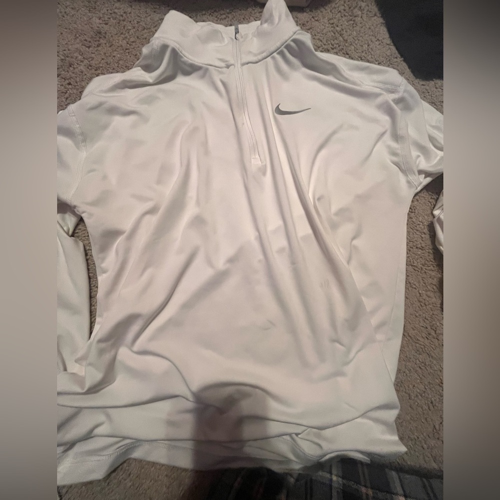 Nike White Longsleeve Activewear